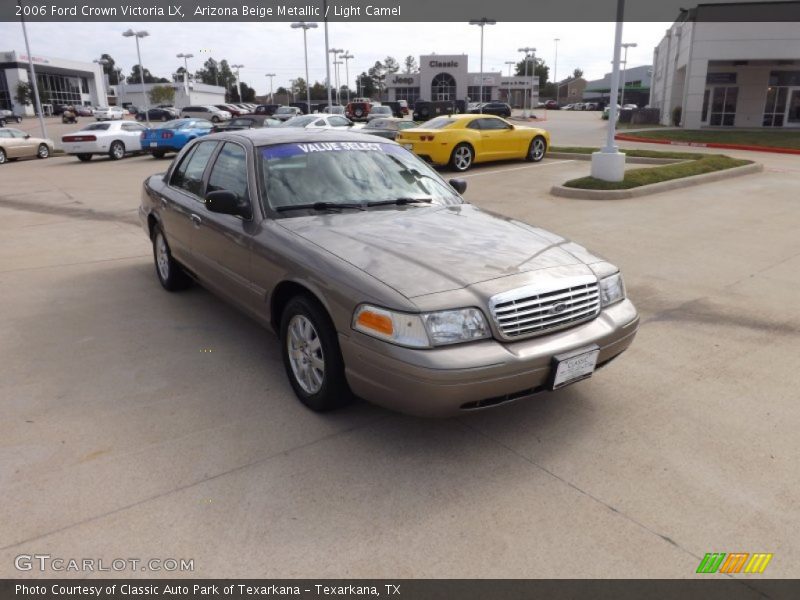 Arizona Beige Metallic / Light Camel 2006 Ford Crown Victoria LX