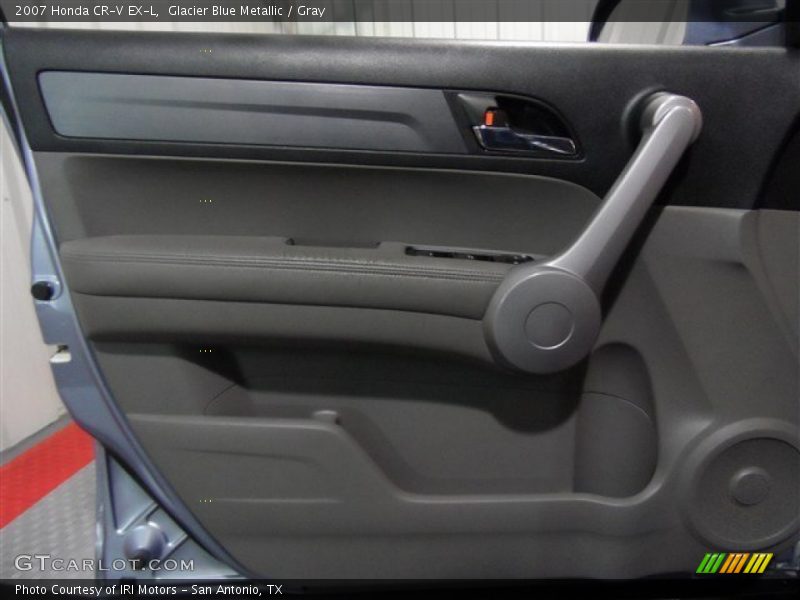 Glacier Blue Metallic / Gray 2007 Honda CR-V EX-L