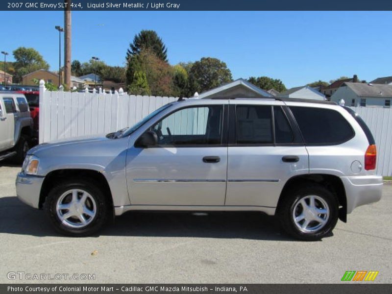 Liquid Silver Metallic / Light Gray 2007 GMC Envoy SLT 4x4