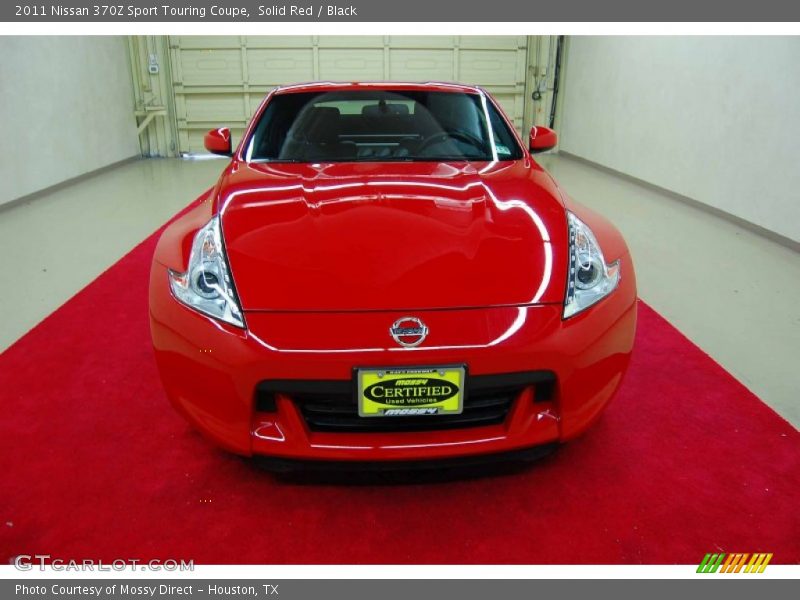 Solid Red / Black 2011 Nissan 370Z Sport Touring Coupe