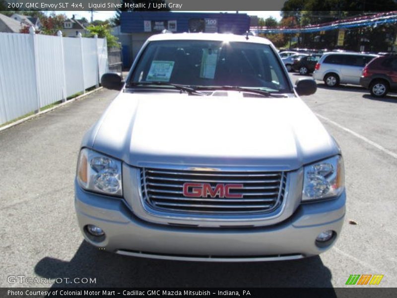 Liquid Silver Metallic / Light Gray 2007 GMC Envoy SLT 4x4