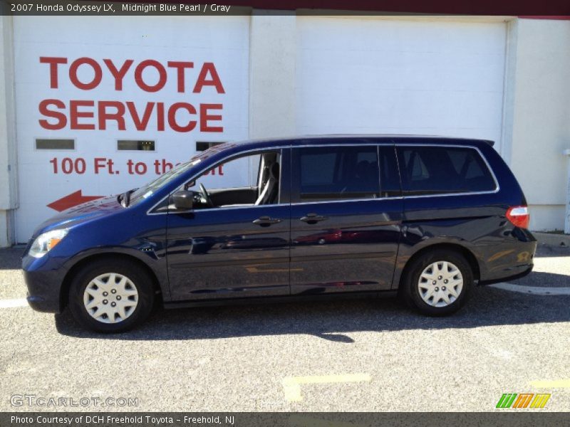 Midnight Blue Pearl / Gray 2007 Honda Odyssey LX