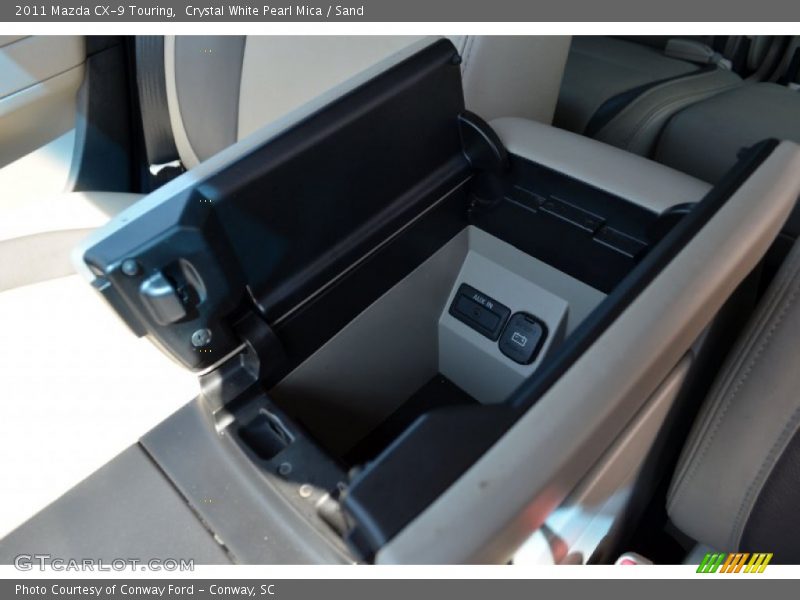 Crystal White Pearl Mica / Sand 2011 Mazda CX-9 Touring