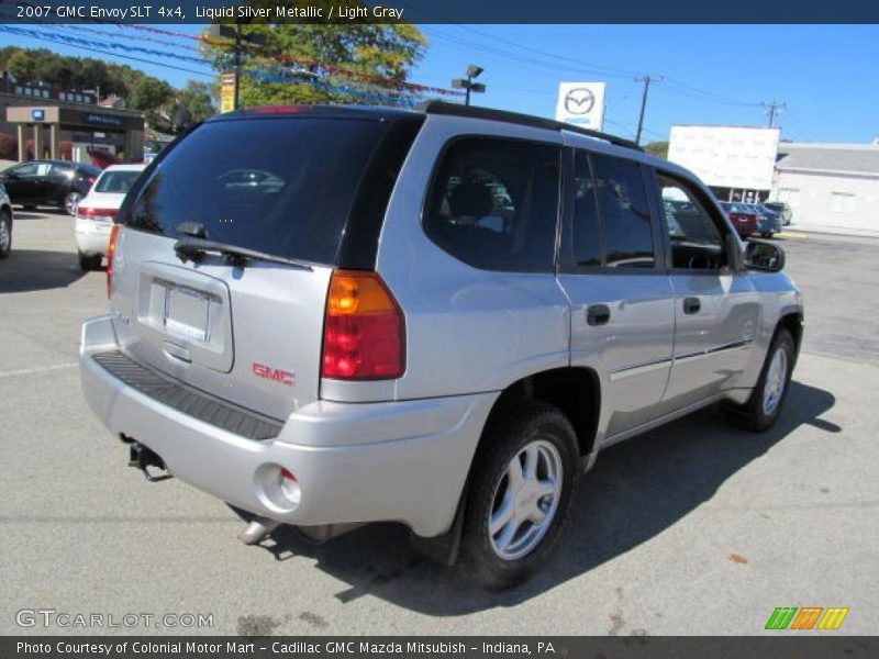 Liquid Silver Metallic / Light Gray 2007 GMC Envoy SLT 4x4