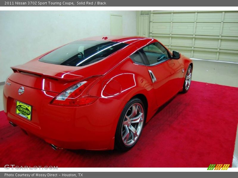 Solid Red / Black 2011 Nissan 370Z Sport Touring Coupe