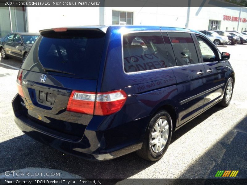 Midnight Blue Pearl / Gray 2007 Honda Odyssey LX