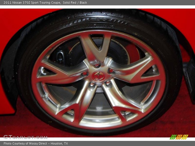 Solid Red / Black 2011 Nissan 370Z Sport Touring Coupe