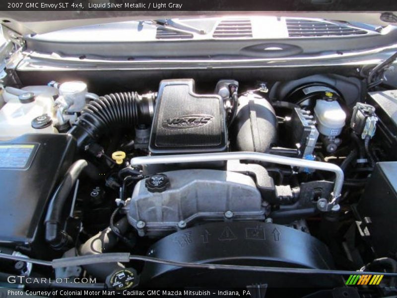 Liquid Silver Metallic / Light Gray 2007 GMC Envoy SLT 4x4