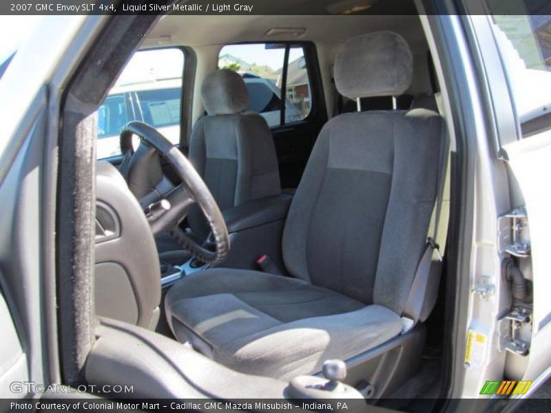 Liquid Silver Metallic / Light Gray 2007 GMC Envoy SLT 4x4
