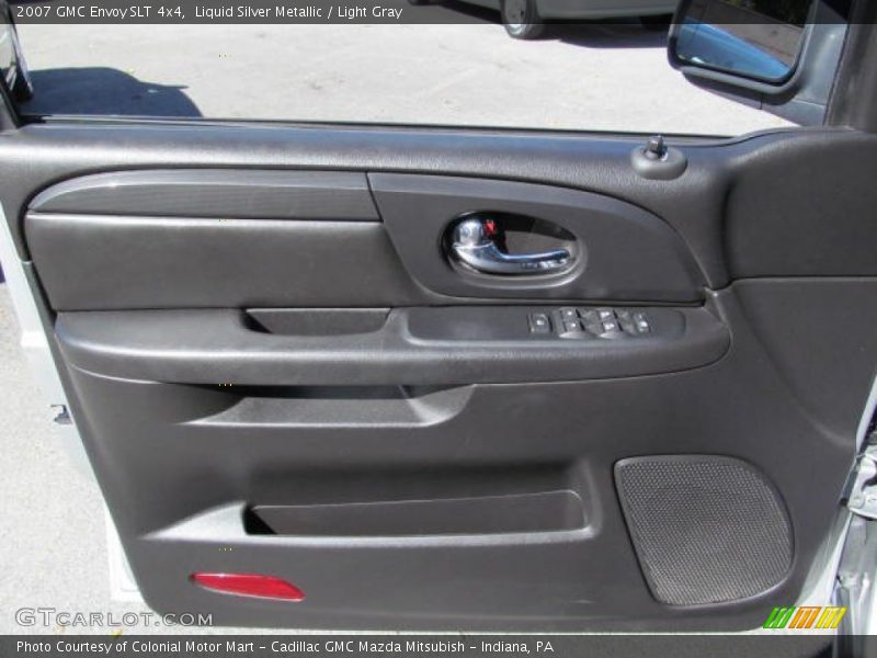 Liquid Silver Metallic / Light Gray 2007 GMC Envoy SLT 4x4