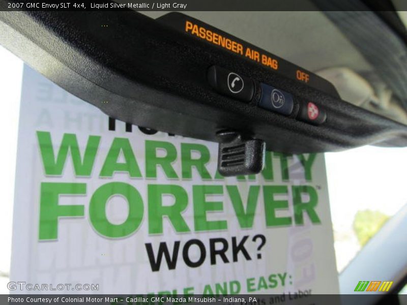 Liquid Silver Metallic / Light Gray 2007 GMC Envoy SLT 4x4