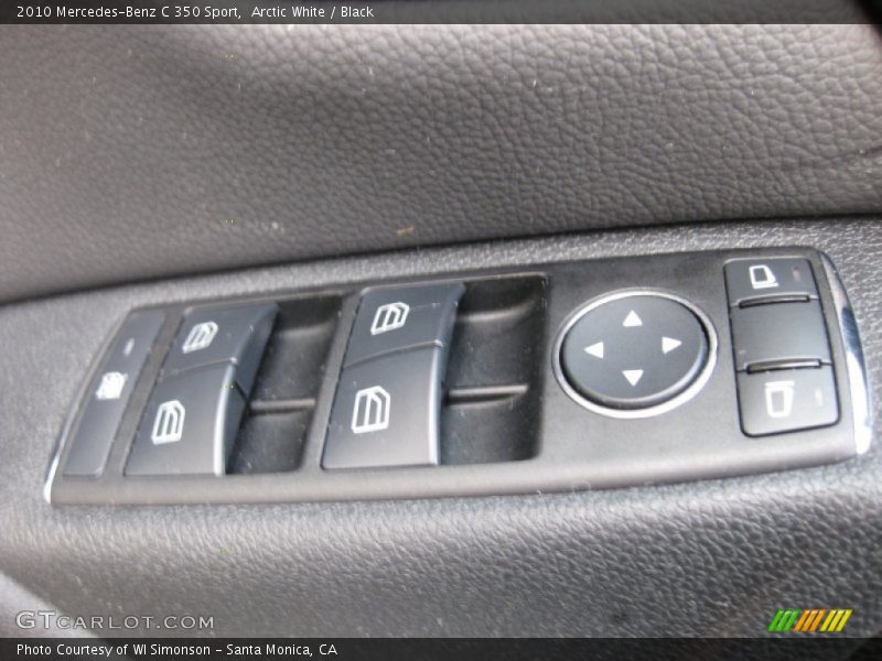Arctic White / Black 2010 Mercedes-Benz C 350 Sport