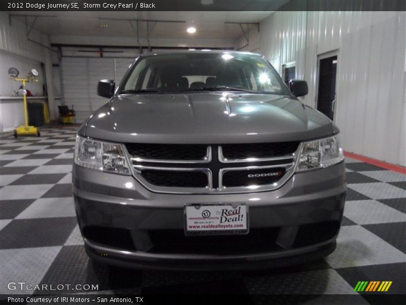 Storm Grey Pearl / Black 2012 Dodge Journey SE