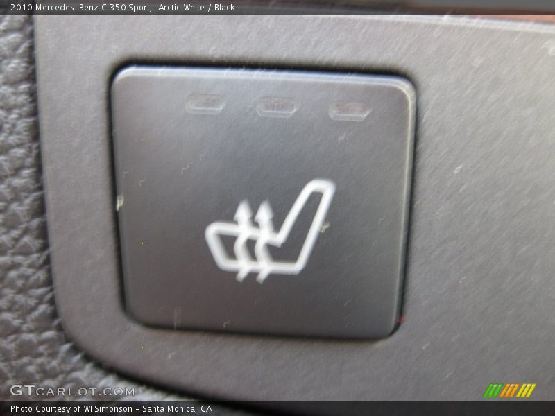 Arctic White / Black 2010 Mercedes-Benz C 350 Sport