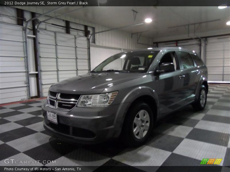 Storm Grey Pearl / Black 2012 Dodge Journey SE