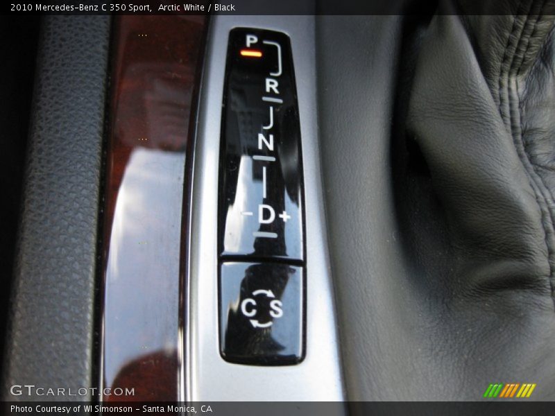 Arctic White / Black 2010 Mercedes-Benz C 350 Sport