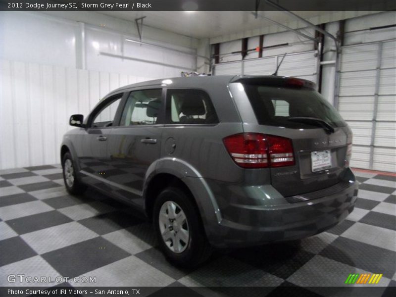 Storm Grey Pearl / Black 2012 Dodge Journey SE