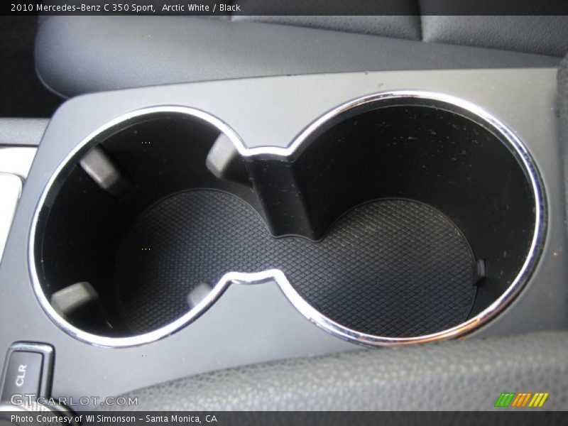 Arctic White / Black 2010 Mercedes-Benz C 350 Sport