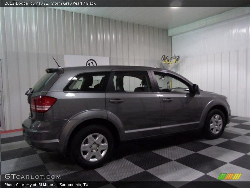 Storm Grey Pearl / Black 2012 Dodge Journey SE