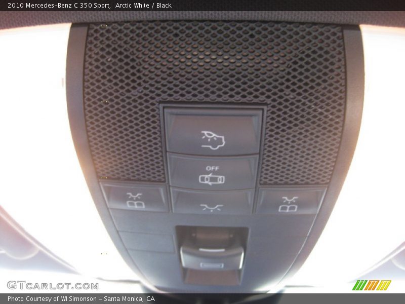 Arctic White / Black 2010 Mercedes-Benz C 350 Sport