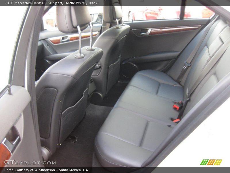 Arctic White / Black 2010 Mercedes-Benz C 350 Sport