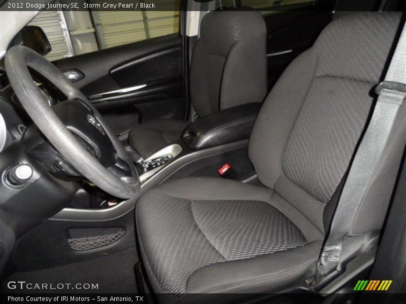 Storm Grey Pearl / Black 2012 Dodge Journey SE