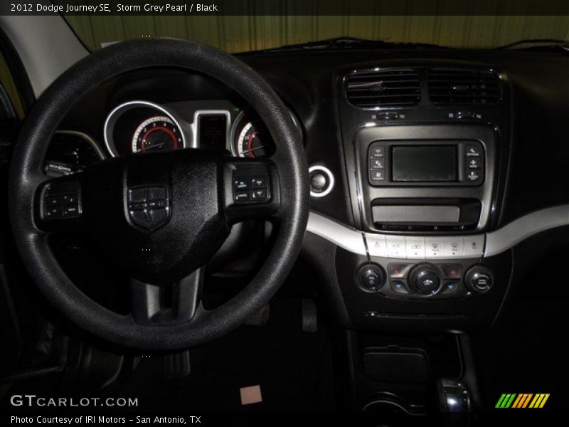 Storm Grey Pearl / Black 2012 Dodge Journey SE