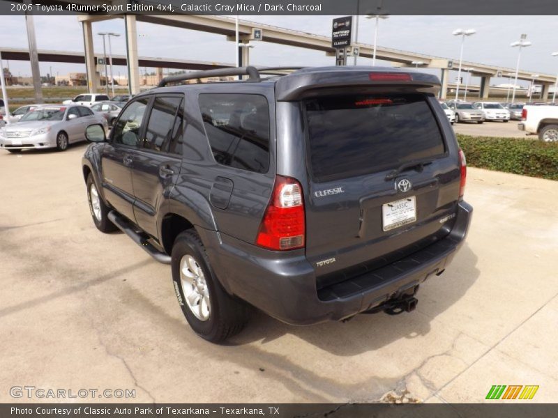 Galactic Gray Mica / Dark Charcoal 2006 Toyota 4Runner Sport Edition 4x4