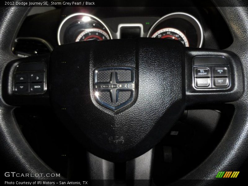 Storm Grey Pearl / Black 2012 Dodge Journey SE