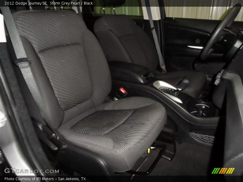 Storm Grey Pearl / Black 2012 Dodge Journey SE