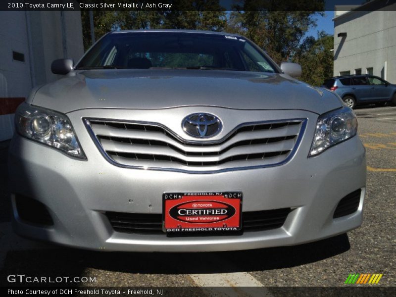 Classic Silver Metallic / Ash Gray 2010 Toyota Camry LE