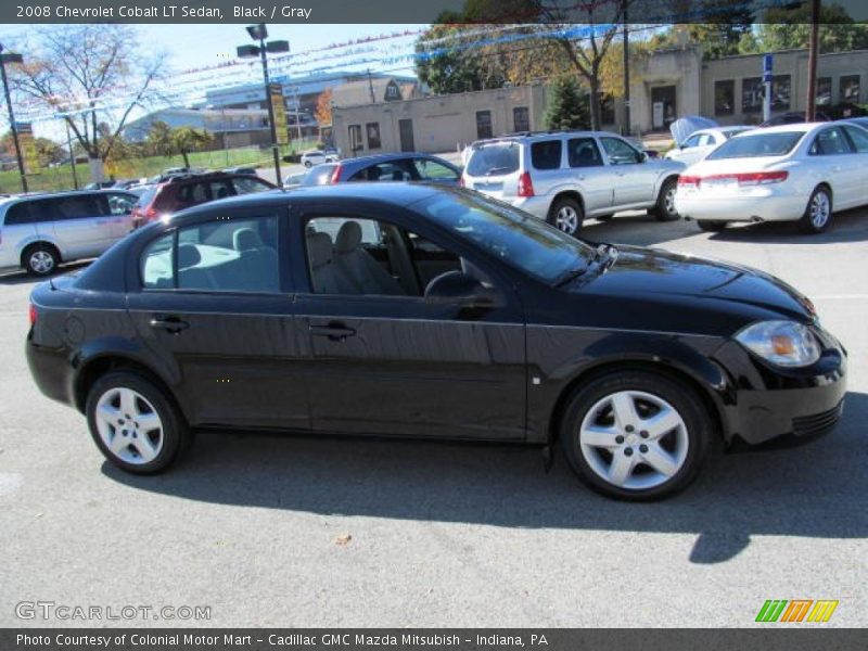 Black / Gray 2008 Chevrolet Cobalt LT Sedan