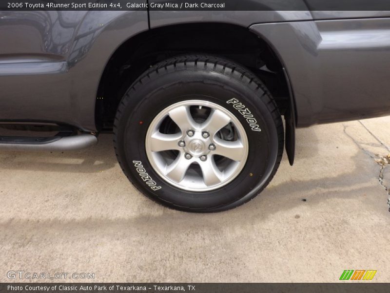 Galactic Gray Mica / Dark Charcoal 2006 Toyota 4Runner Sport Edition 4x4