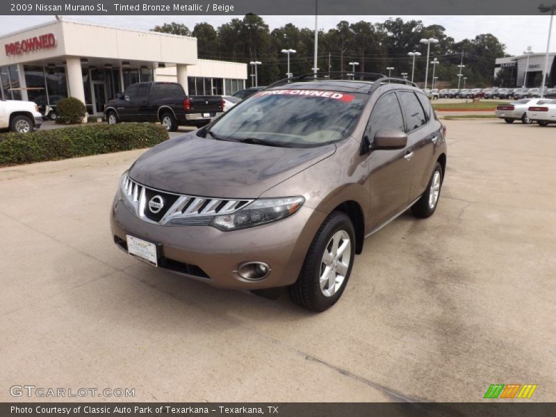 Tinted Bronze Metallic / Beige 2009 Nissan Murano SL