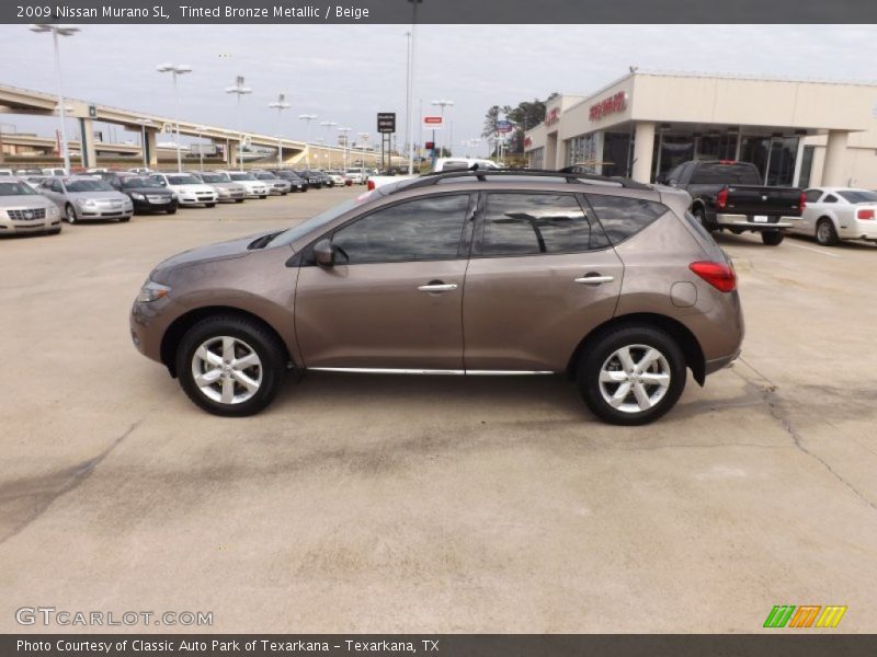Tinted Bronze Metallic / Beige 2009 Nissan Murano SL