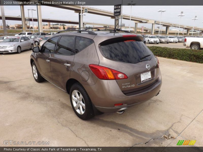 Tinted Bronze Metallic / Beige 2009 Nissan Murano SL