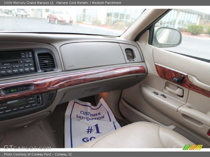 Harvest Gold Metallic / Medium Parchment 2000 Mercury Grand Marquis LS