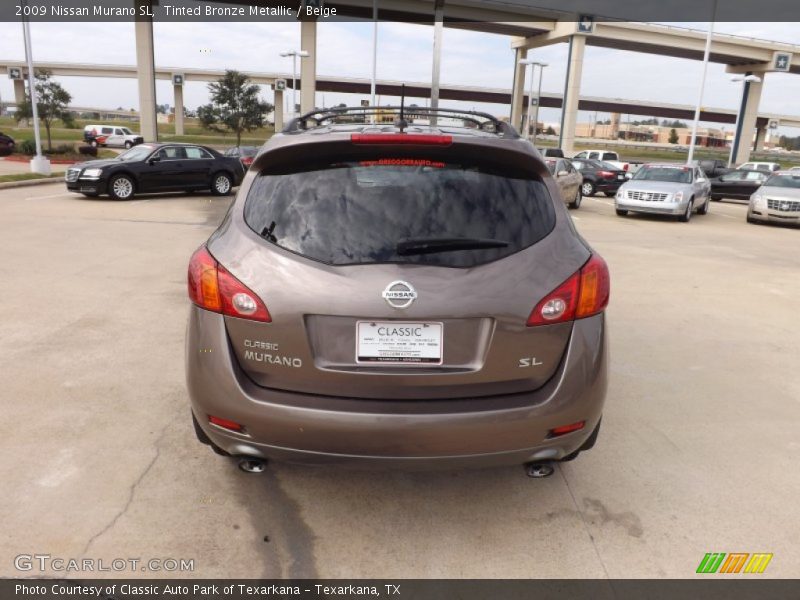 Tinted Bronze Metallic / Beige 2009 Nissan Murano SL