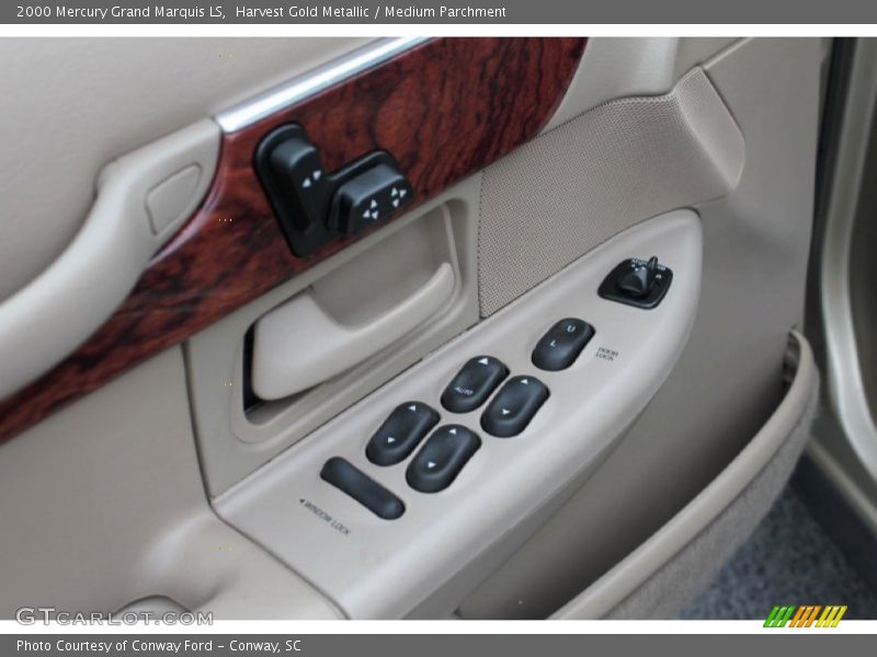 Harvest Gold Metallic / Medium Parchment 2000 Mercury Grand Marquis LS