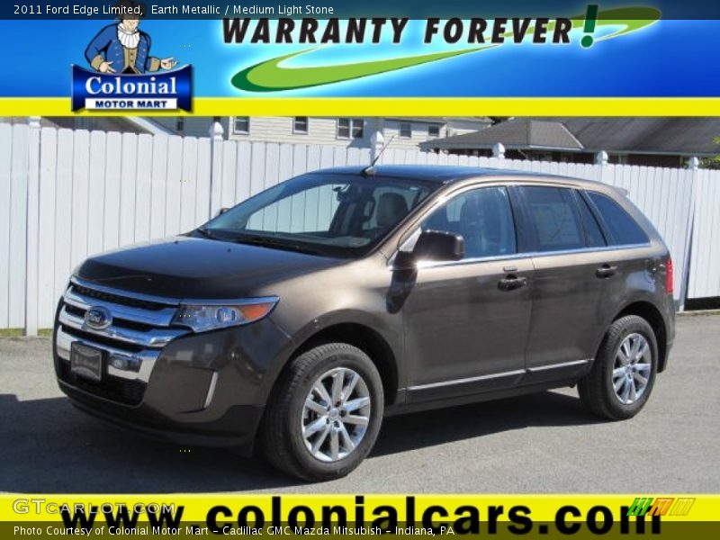 Earth Metallic / Medium Light Stone 2011 Ford Edge Limited