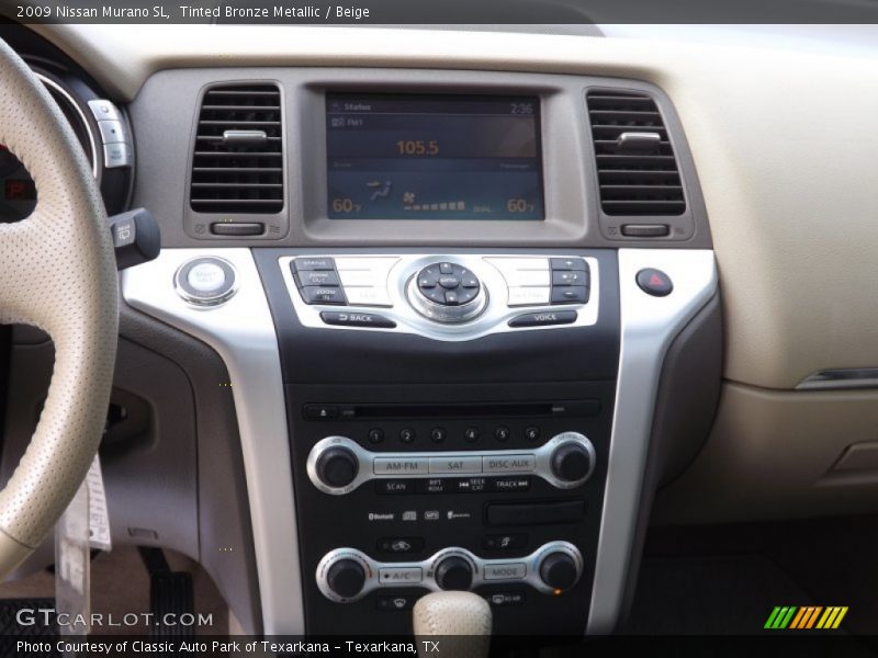 Tinted Bronze Metallic / Beige 2009 Nissan Murano SL