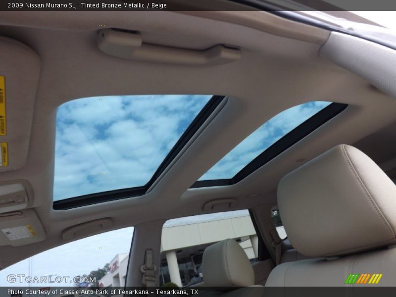Tinted Bronze Metallic / Beige 2009 Nissan Murano SL
