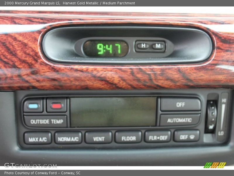 Harvest Gold Metallic / Medium Parchment 2000 Mercury Grand Marquis LS