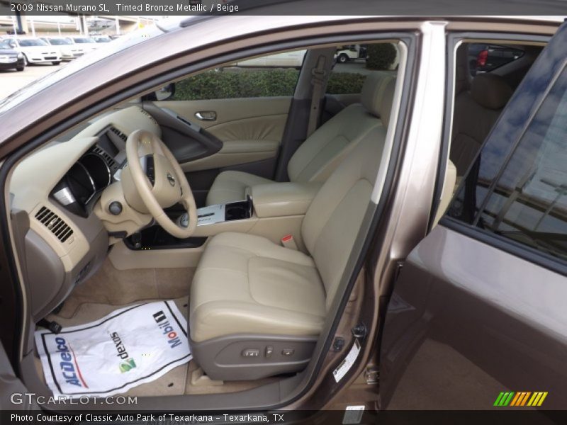 Tinted Bronze Metallic / Beige 2009 Nissan Murano SL