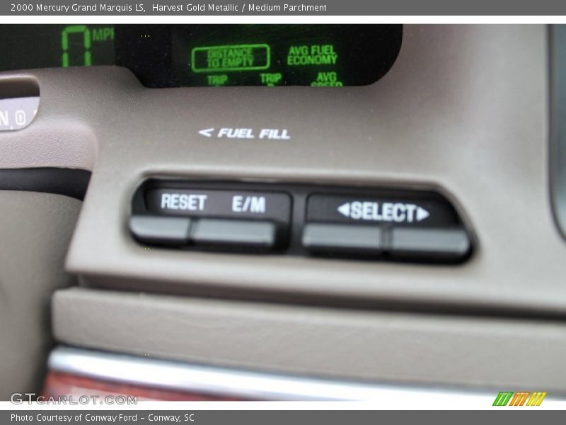 Harvest Gold Metallic / Medium Parchment 2000 Mercury Grand Marquis LS