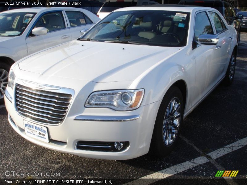 Bright White / Black 2013 Chrysler 300 C