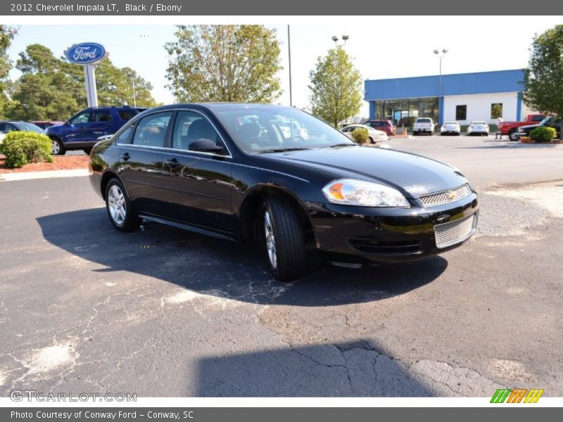 Black / Ebony 2012 Chevrolet Impala LT