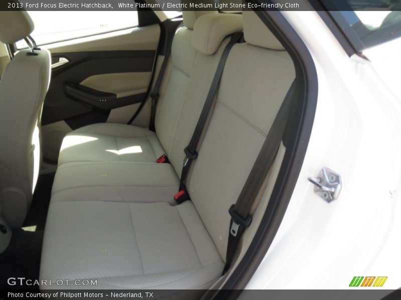 Rear Seat of 2013 Focus Electric Hatchback