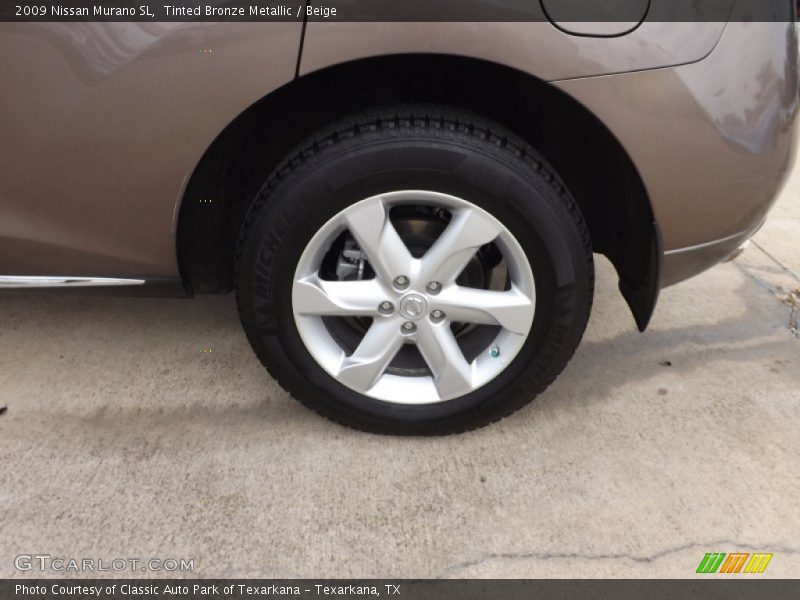 Tinted Bronze Metallic / Beige 2009 Nissan Murano SL
