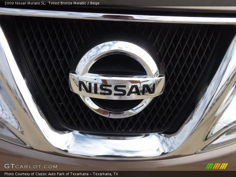 Tinted Bronze Metallic / Beige 2009 Nissan Murano SL